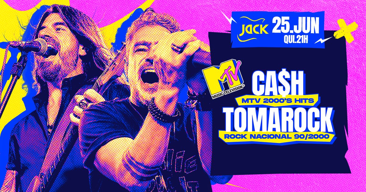 Quinta Jack! Especial Mtv 2000's Hits | Ca$h (mtv 2000's Hits) + Tomarock (rock Nacional 90/2000)