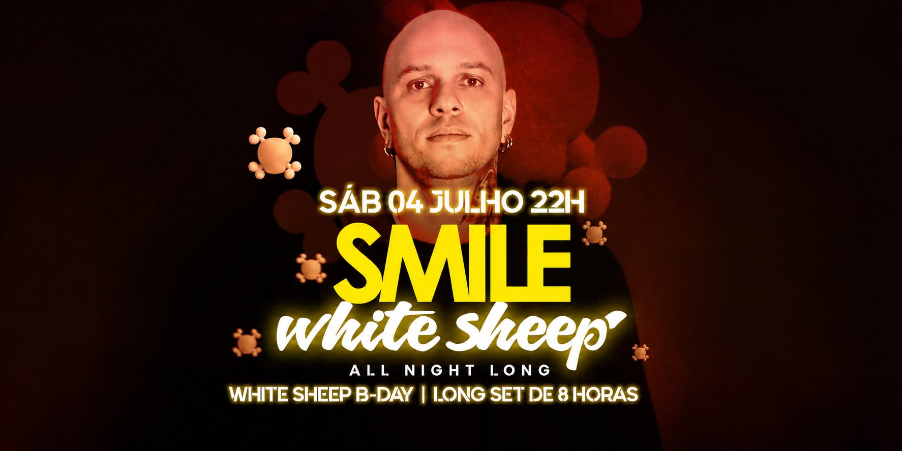 04/07 Smile Aniversário White Sheep