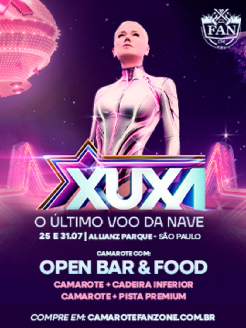 Camarote Fanzone Xuxa O Último Voo da Nave