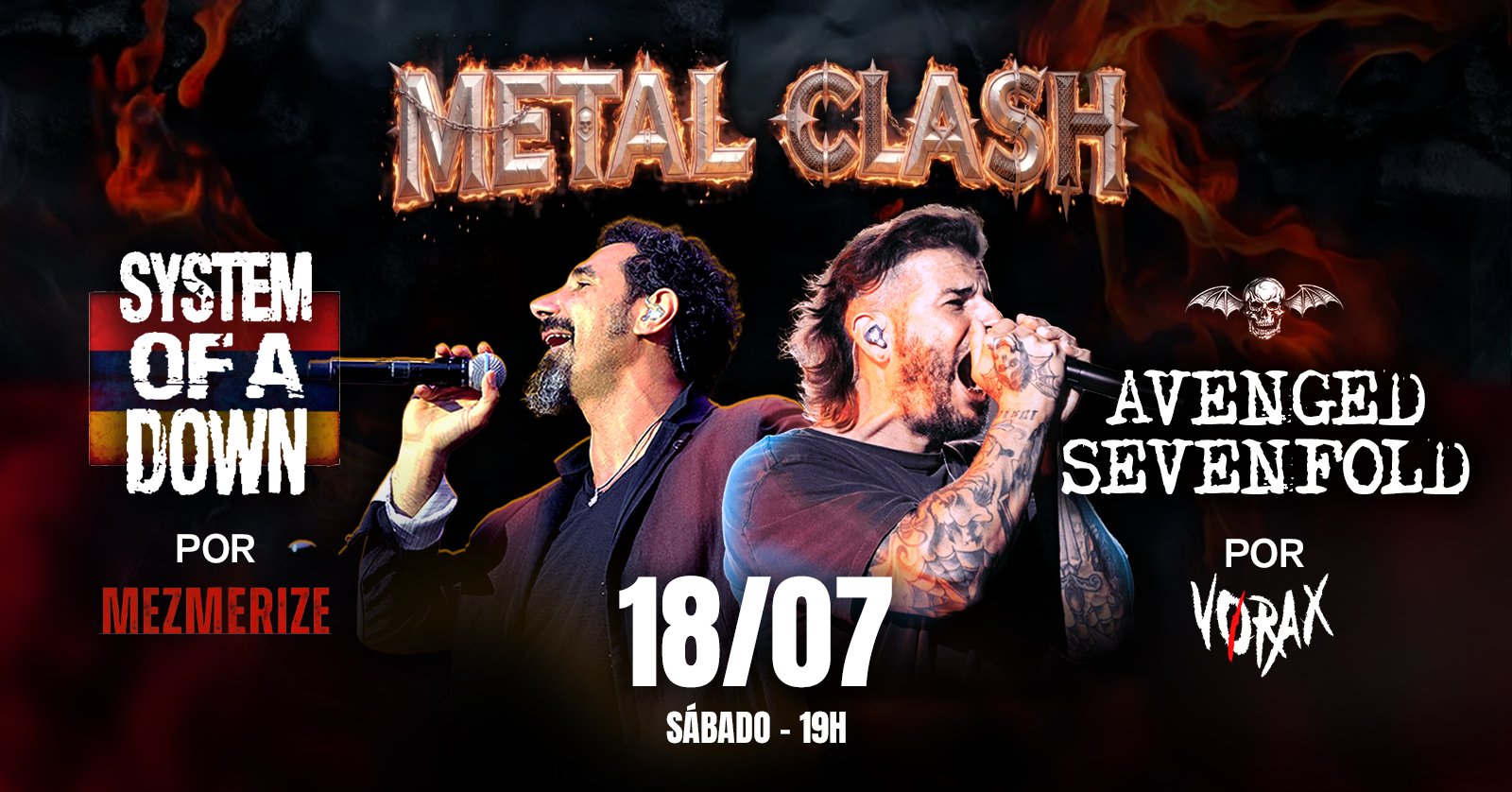Metal Clash | System Of a Down & Avenged Sevenfold Tribute