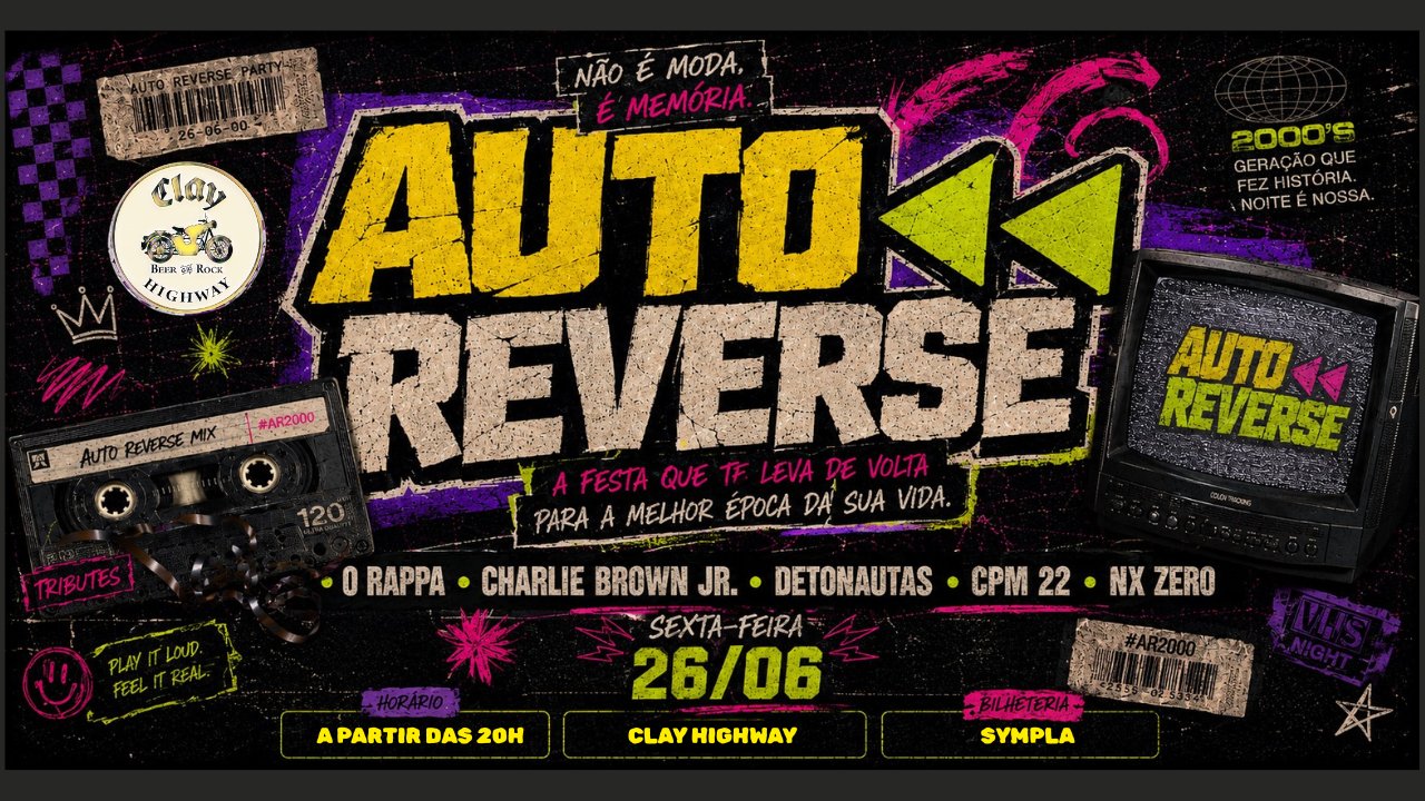 Festa AUTO REVERSE! em Curitiba