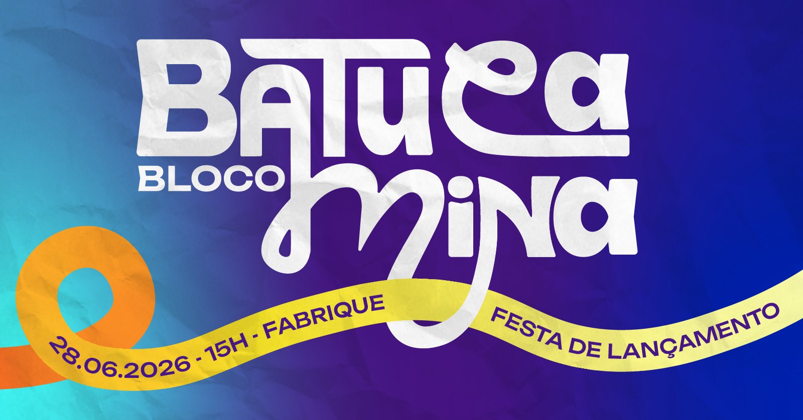 Lançamento do Bloco Batucamina