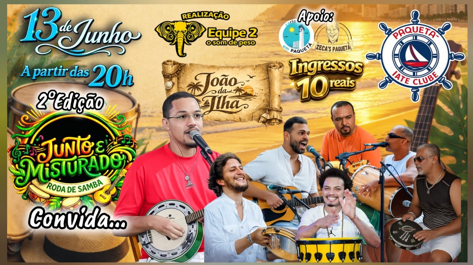 Roda de Samba Junto e Misturado Convida João da Ilha