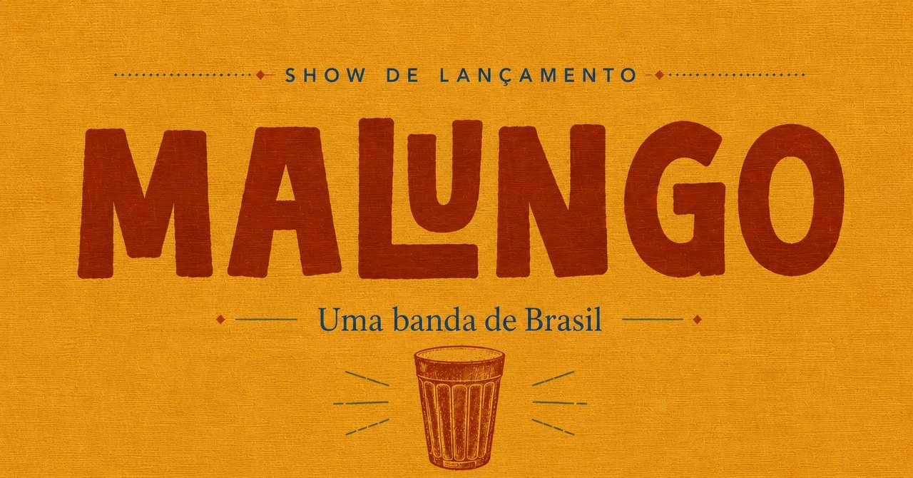 Show de lançamento do álbum Costura da banda Malungo