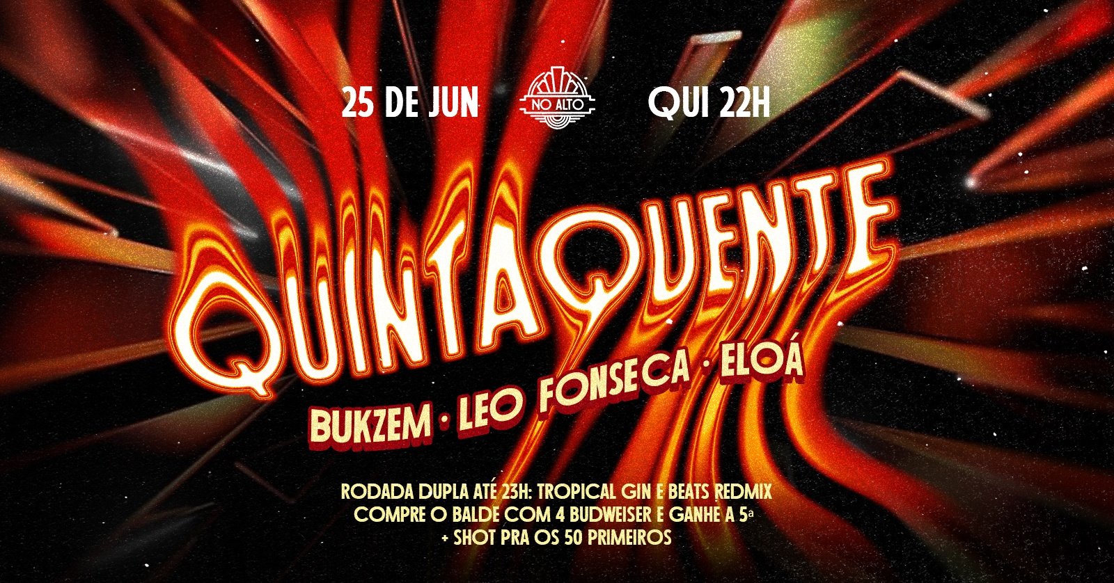 Quinta Quente Toda Quinta no Alto