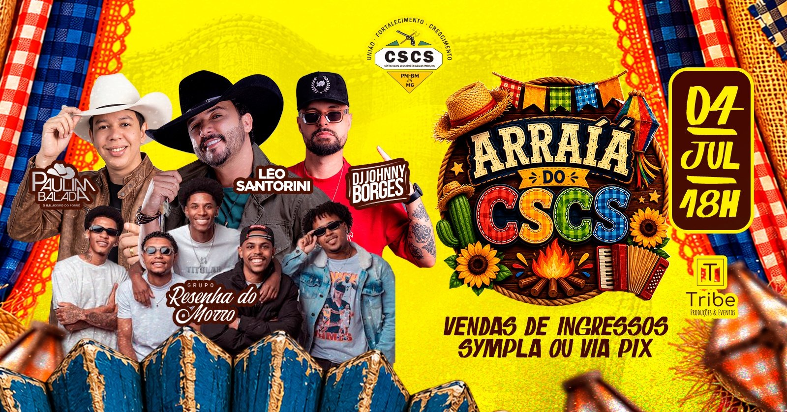 Arraiá Cscs | o Mió Arraiá de Bh