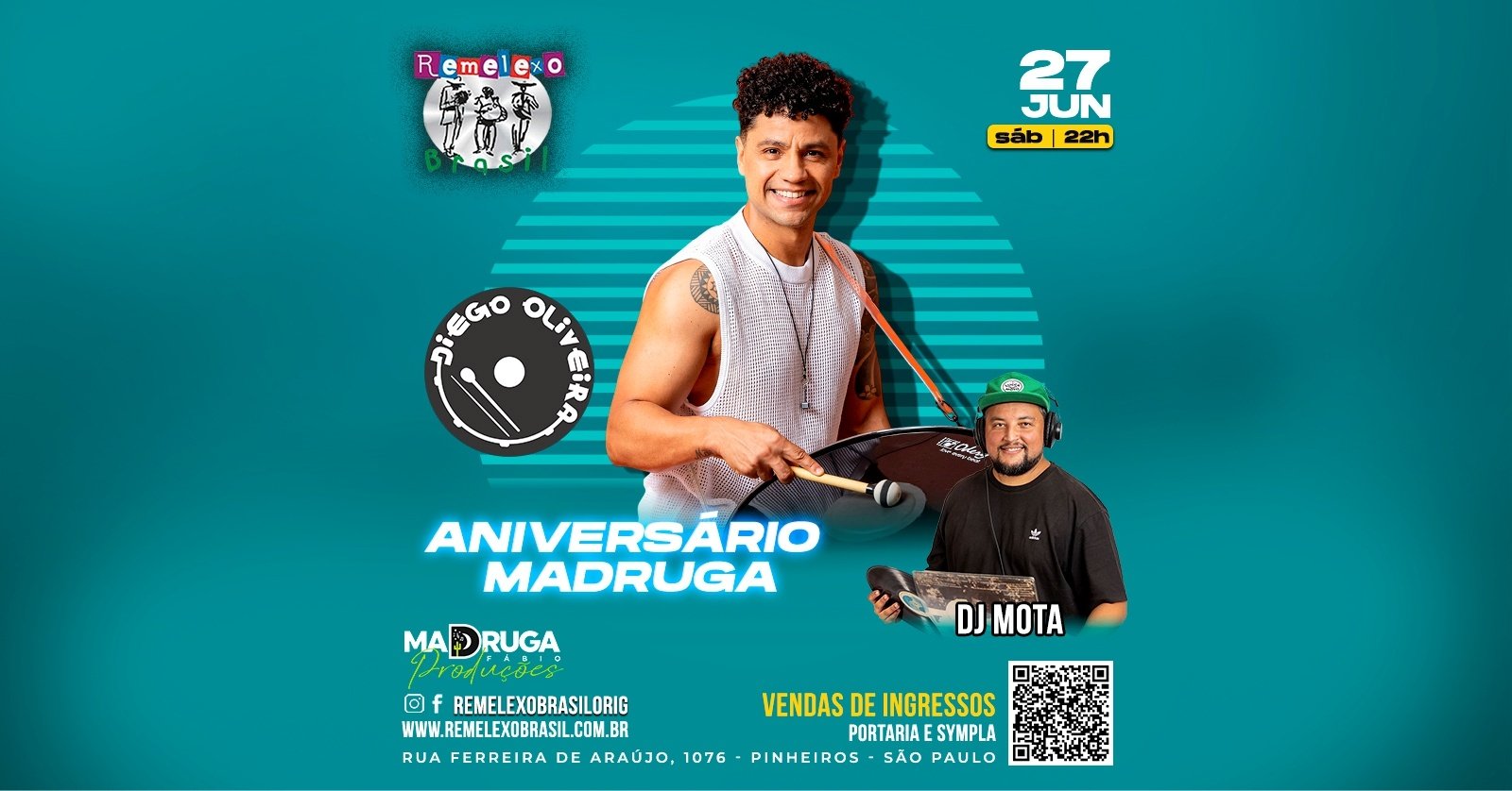 Diego Oliveira e Dj Mota Aniversario do Madruga