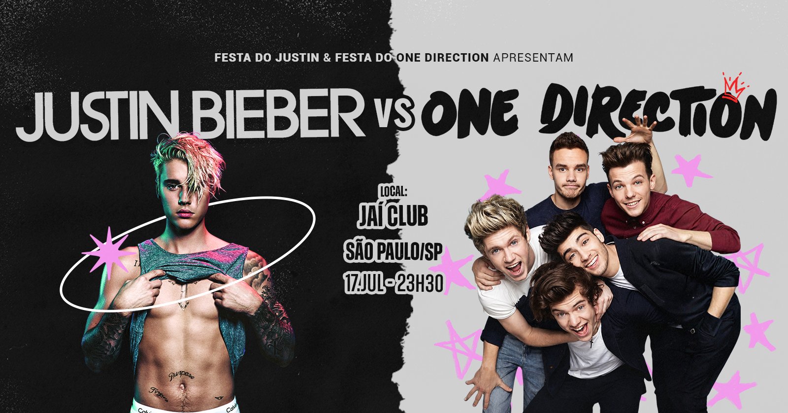 Justin Bieber vs One Direction @ Jai Club 17/JULHO São Paulo/SP