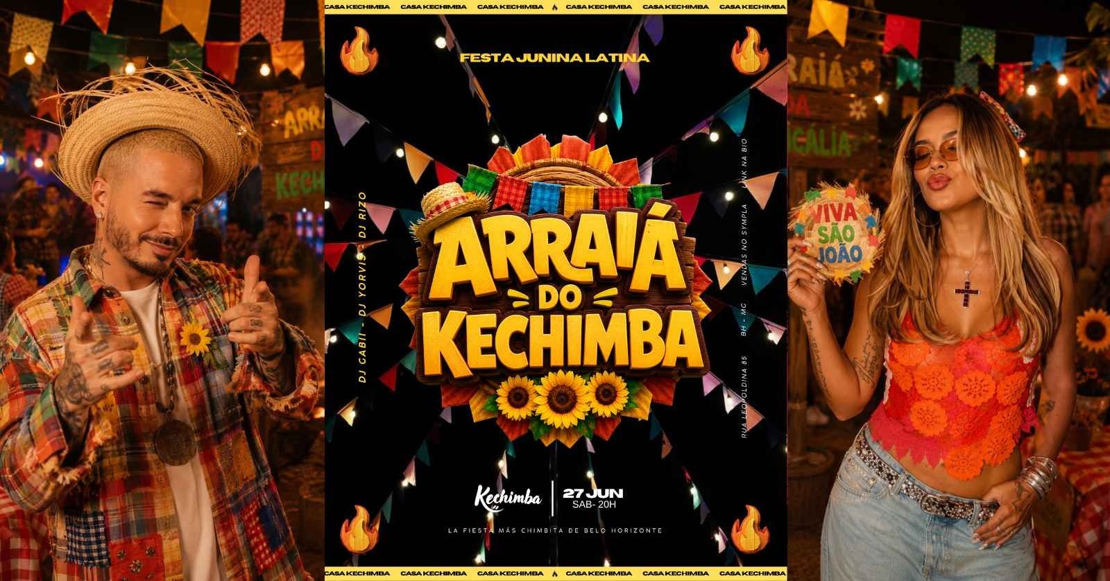 Fiesta Junina Latina Sábado 27/06 20h Às 04h Casa Kechimba