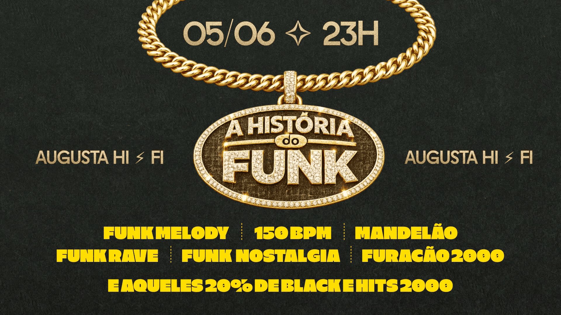 A HISTÓRIA DO FUNK | O Seu Baile Nostalgia | 05.06 @ Augusta Hi Fi