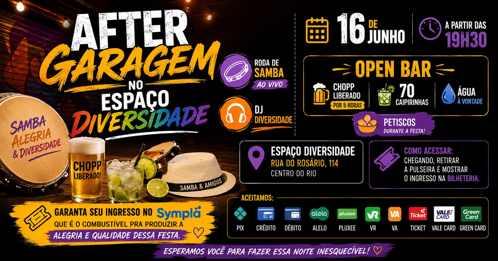 After Garagem no Espaço Diversidade 16 Jun