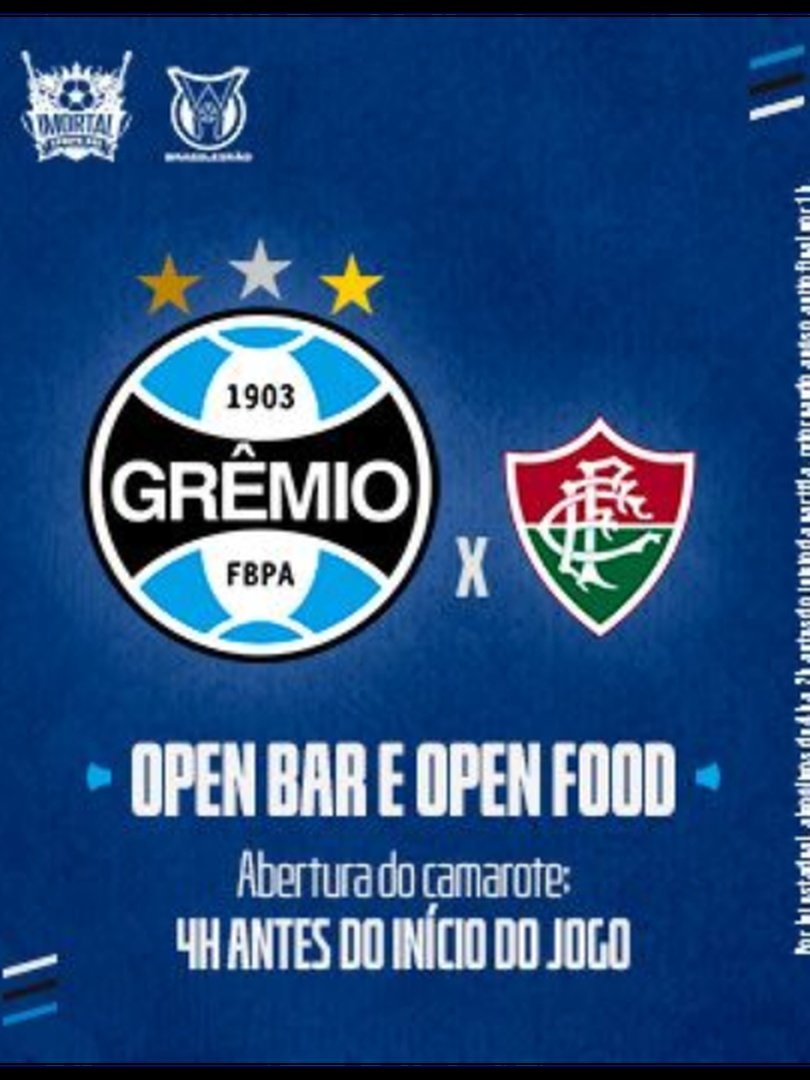 Imortal Sports Bar Grêmio x Fluminense