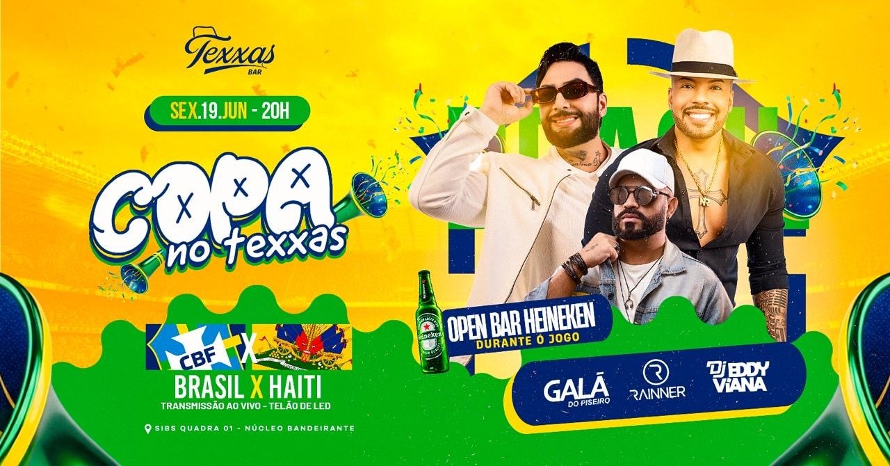Texxas Bar | Sexta Copa no Texxas Open Bar Heineken | Nego Rainner Gala do Piseiro Dj Eddy