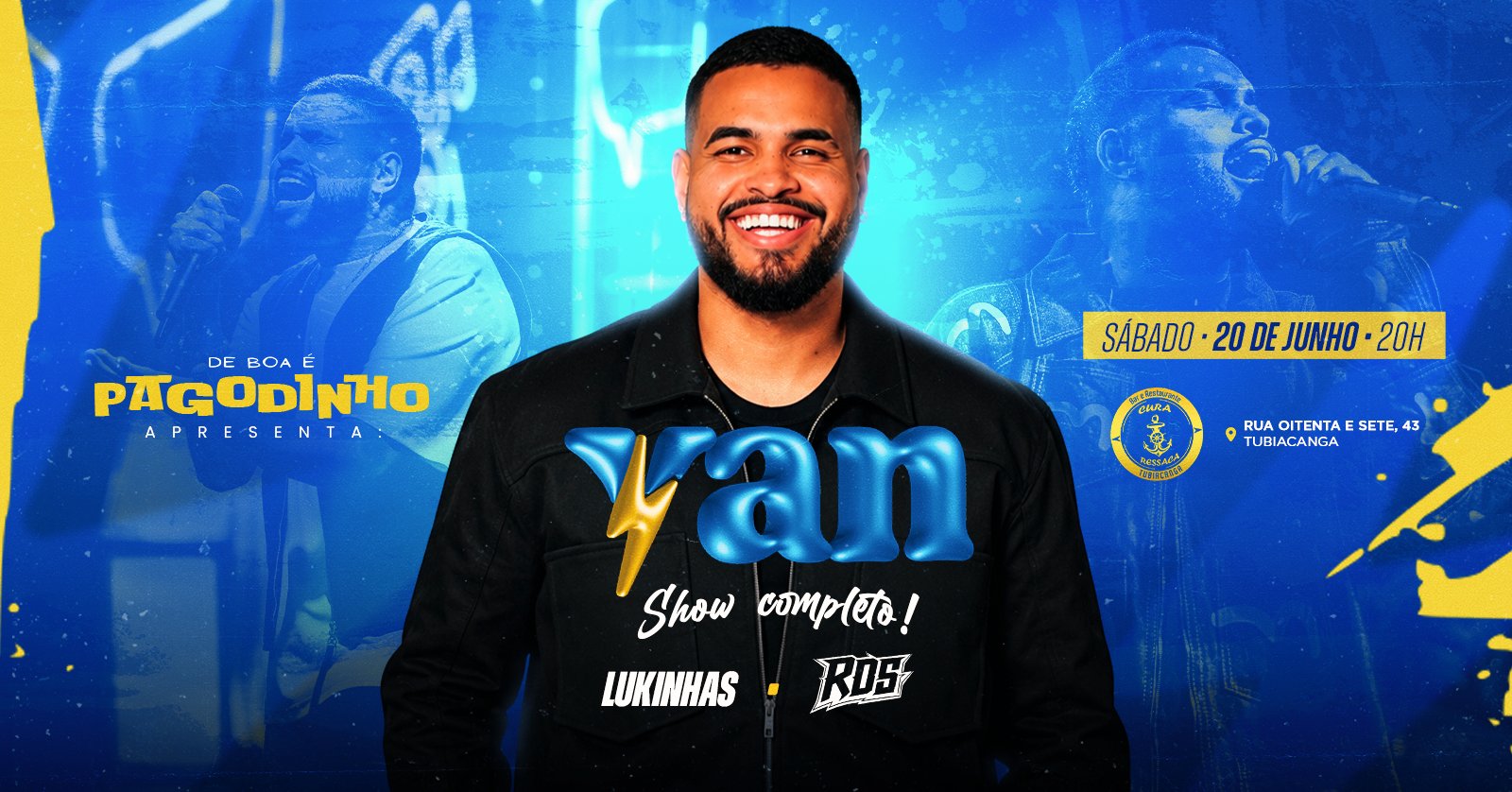 De Boa é Pagodinho | 20junho (SAB) | No Cura Ressaca Tubiacanga