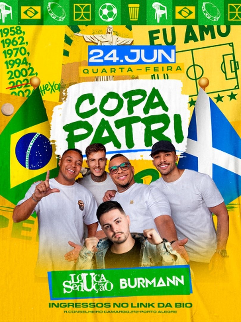 O Hexa É no Patri Brasil X Escócia