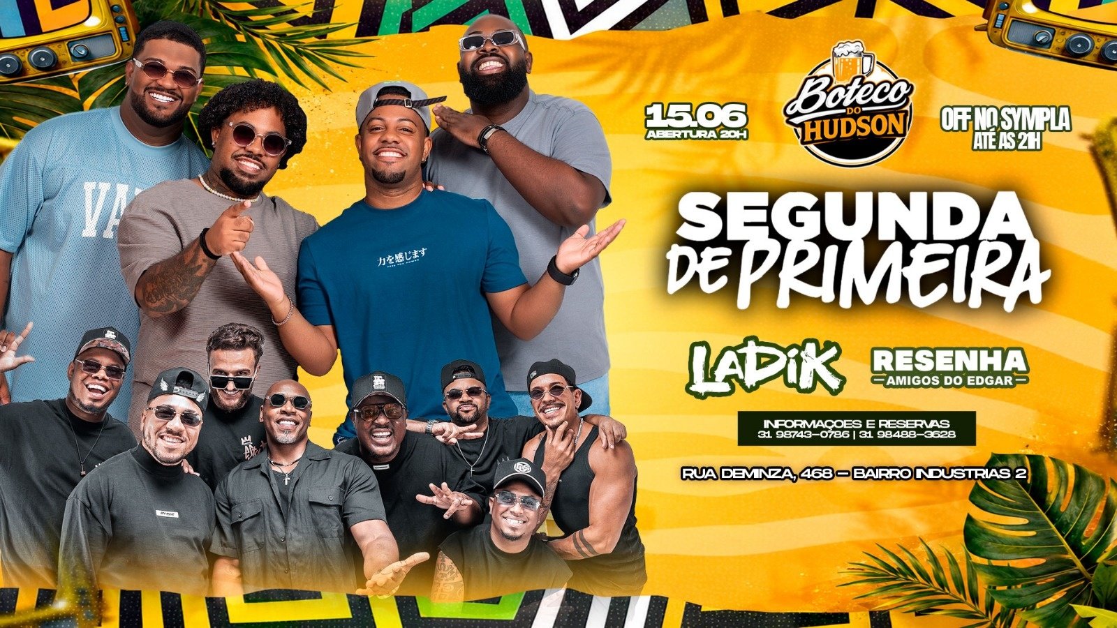 SEGUNDA DE PRIMEIRA A Resenha Continua no Boteco do Hudson