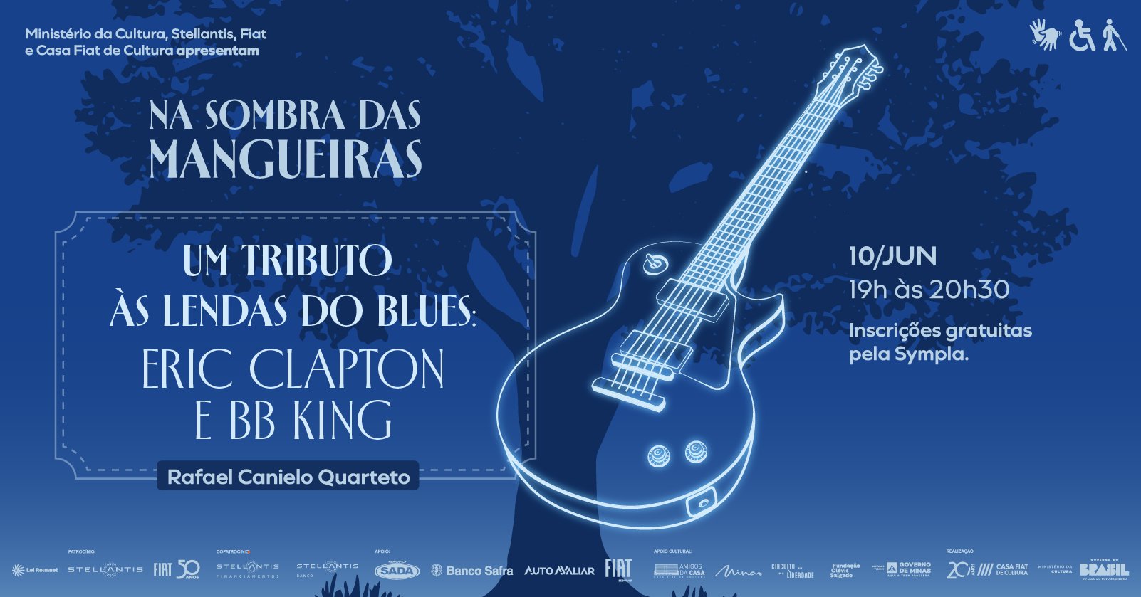 Rafael Canielo Quarteto | Um tributo às lendas do blues: Eric Clapton e BB King