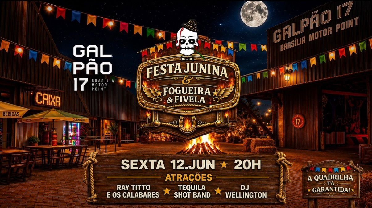 Festa Junina Fogueira e Fivela Galpão 17