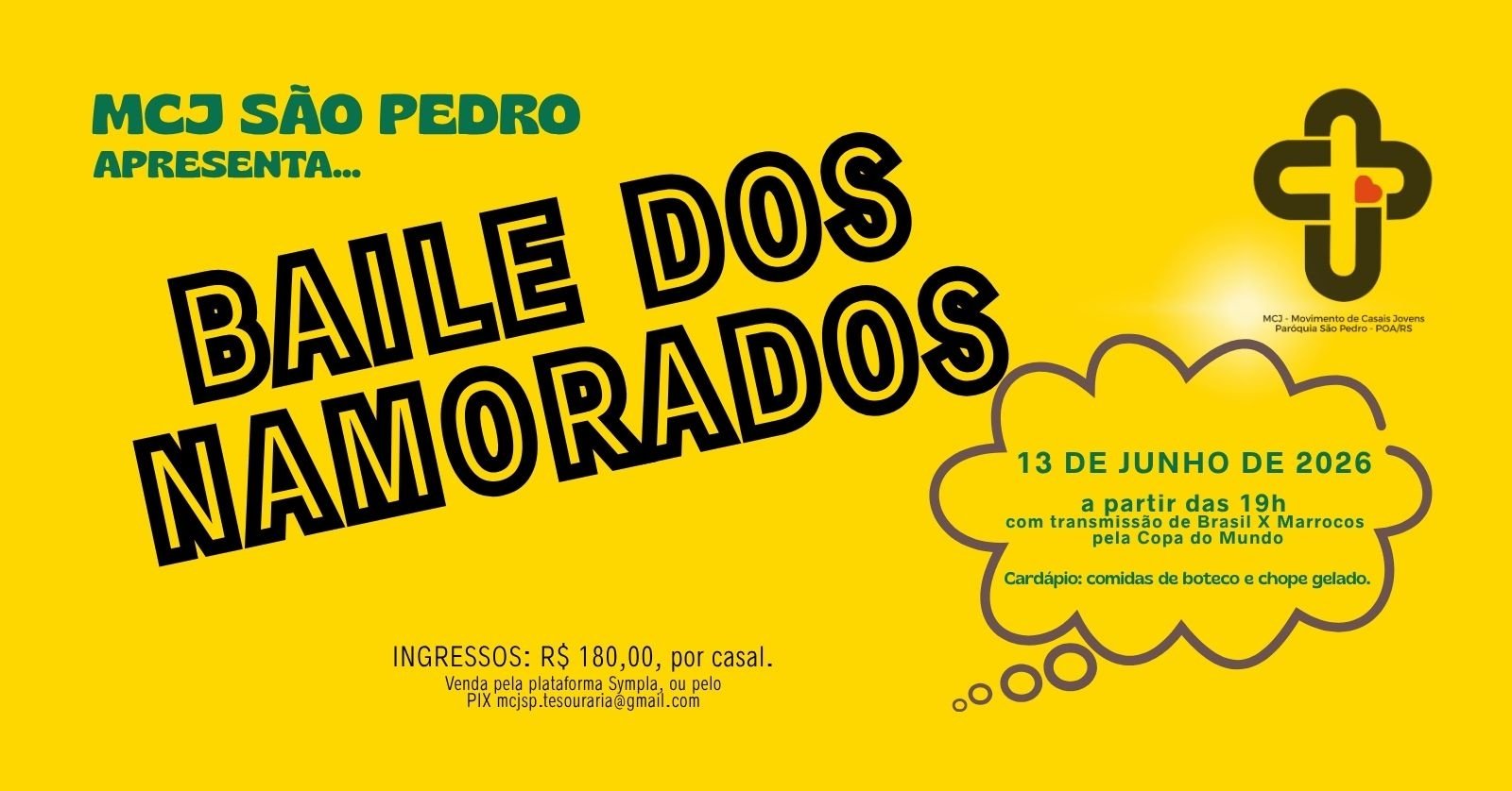 Baile dos Namorados Mcj São Pedro