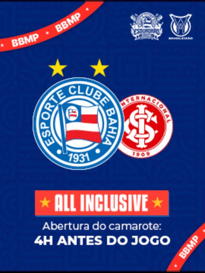 Camarote EsquadrãoZone Bahia x Internacional