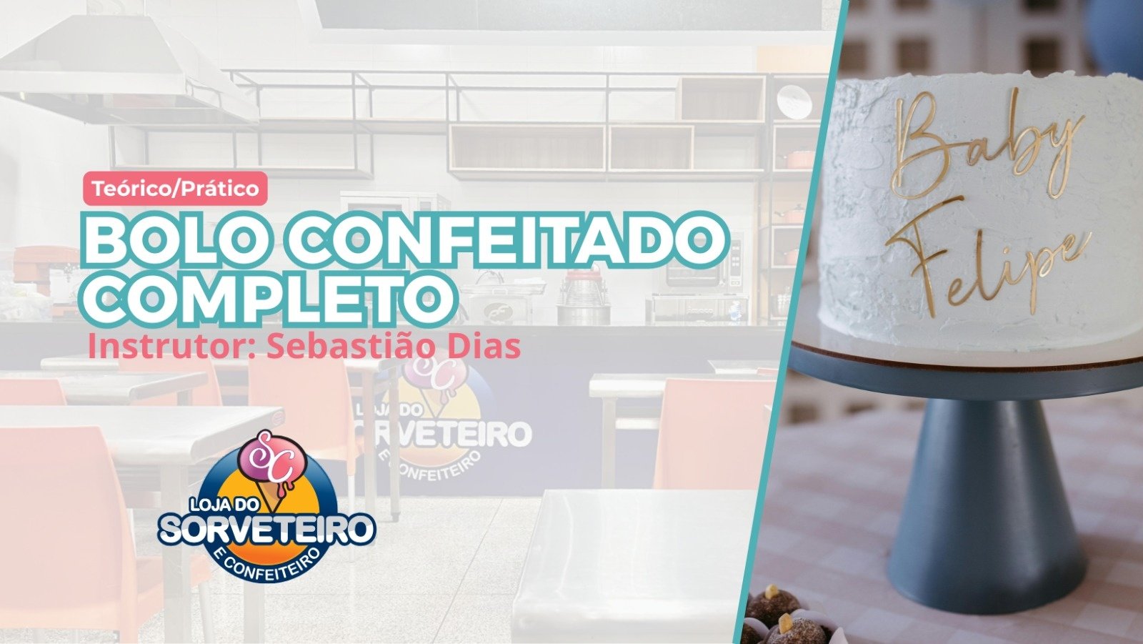 Bolo Confeitado Completo (turma 06) Inscrições Abertas