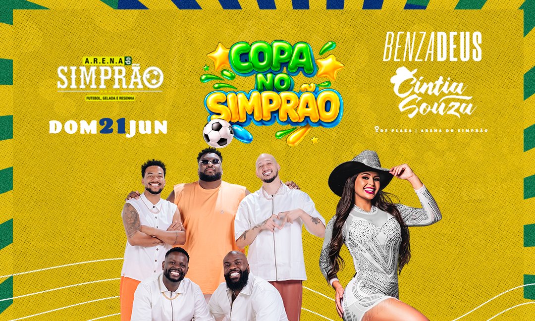 Arena Simprão | Domingo Benzadeus + Contia Souza