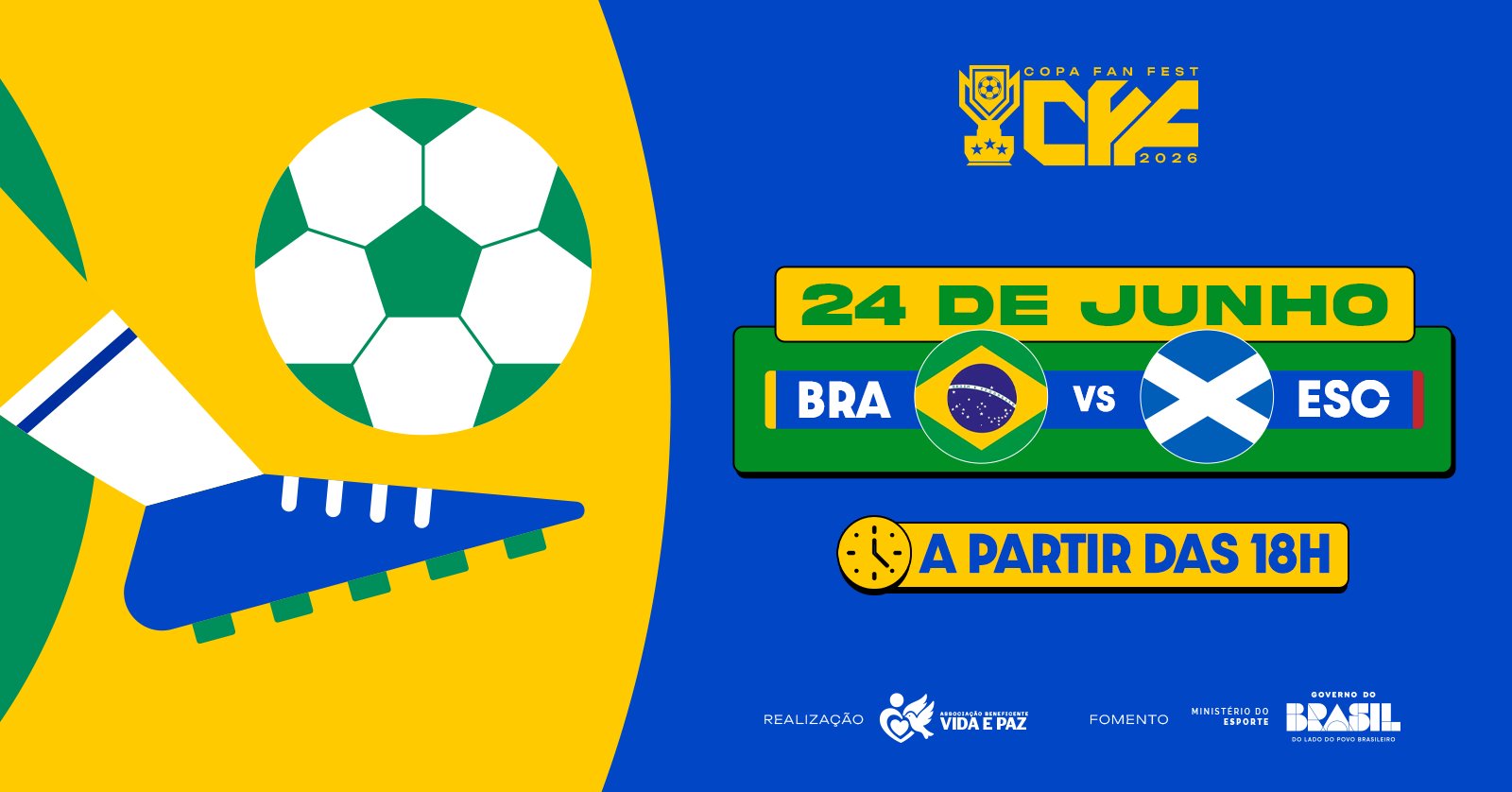 Copa Fan Fest Porto Velho 24/06 Brasil X Escócia