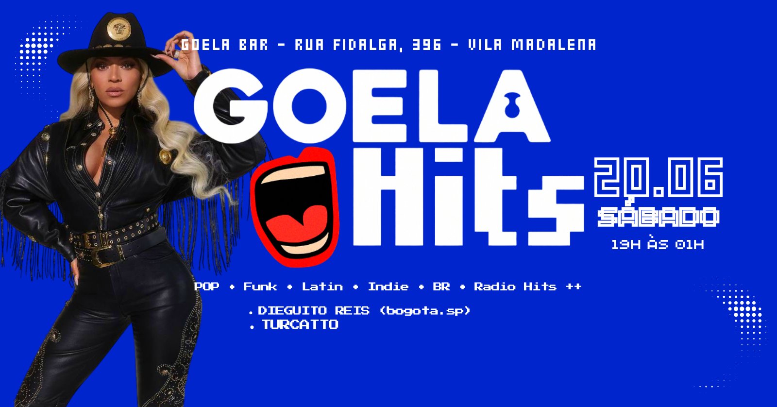 Goela Hits Goela Bar 20.06 (Sábado)