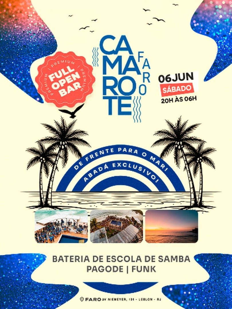 Camarote Faro Full Open Bar Sáb 06/06