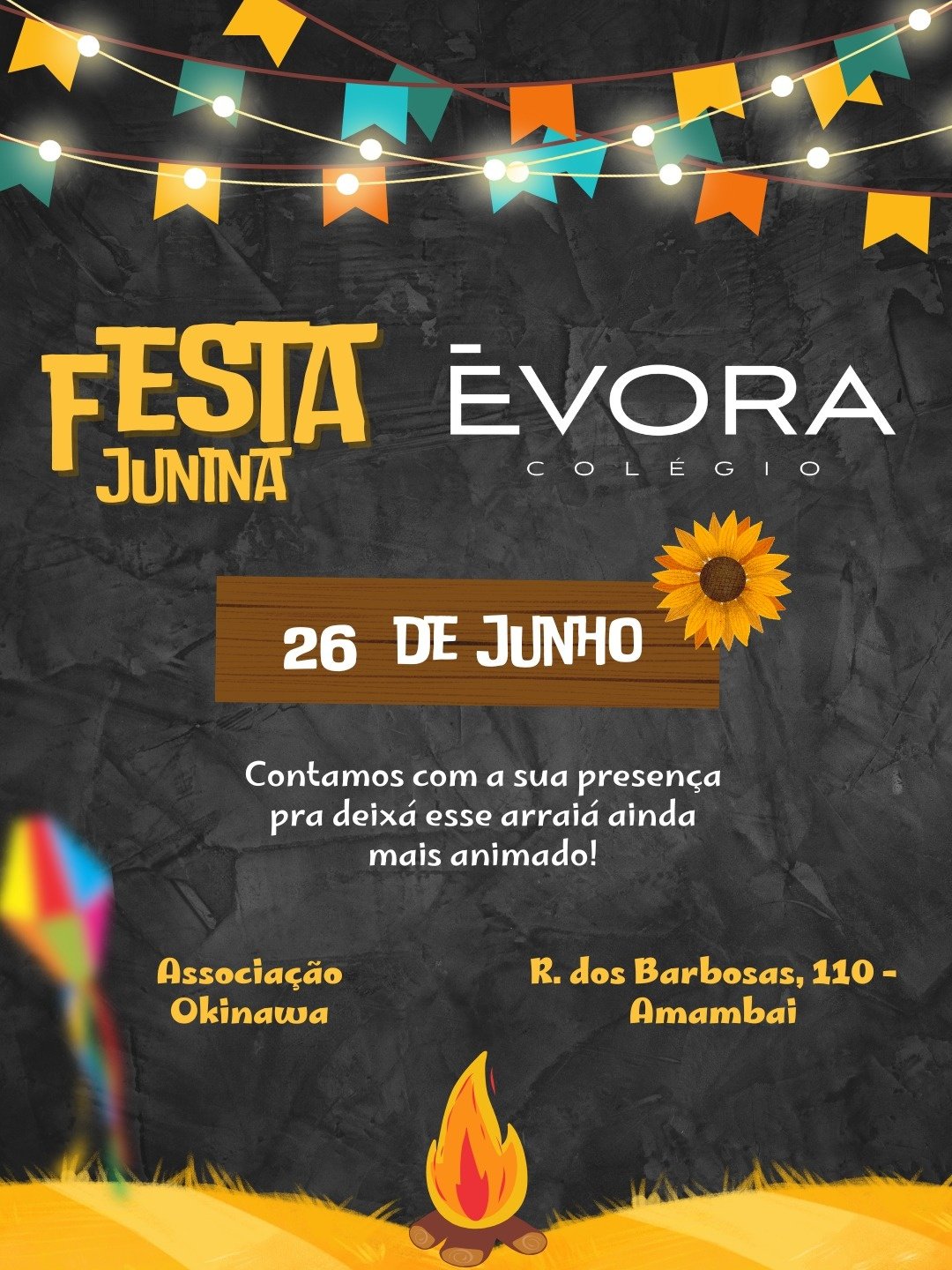 Festa Junina Colégio Évora 2026