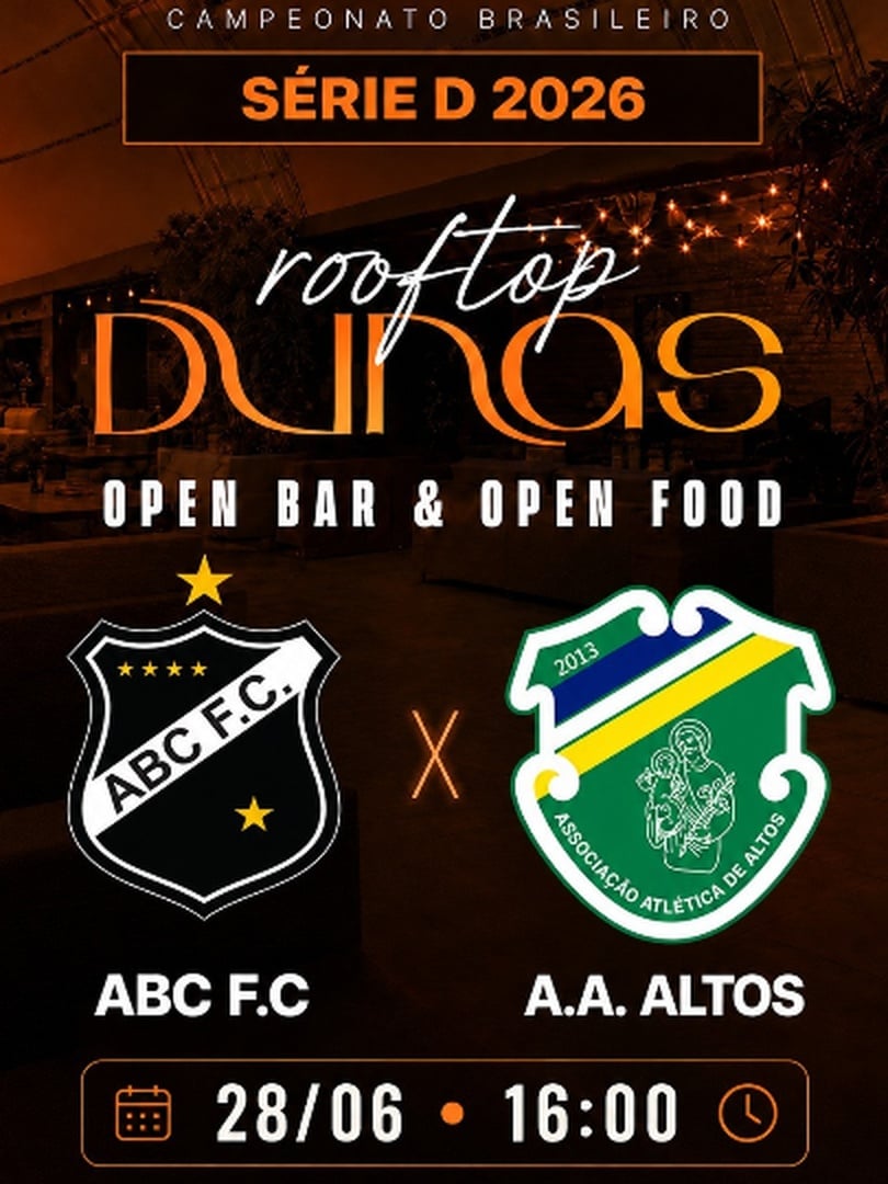 Rooftop Dunas ABC (RN) x Altos (PI)