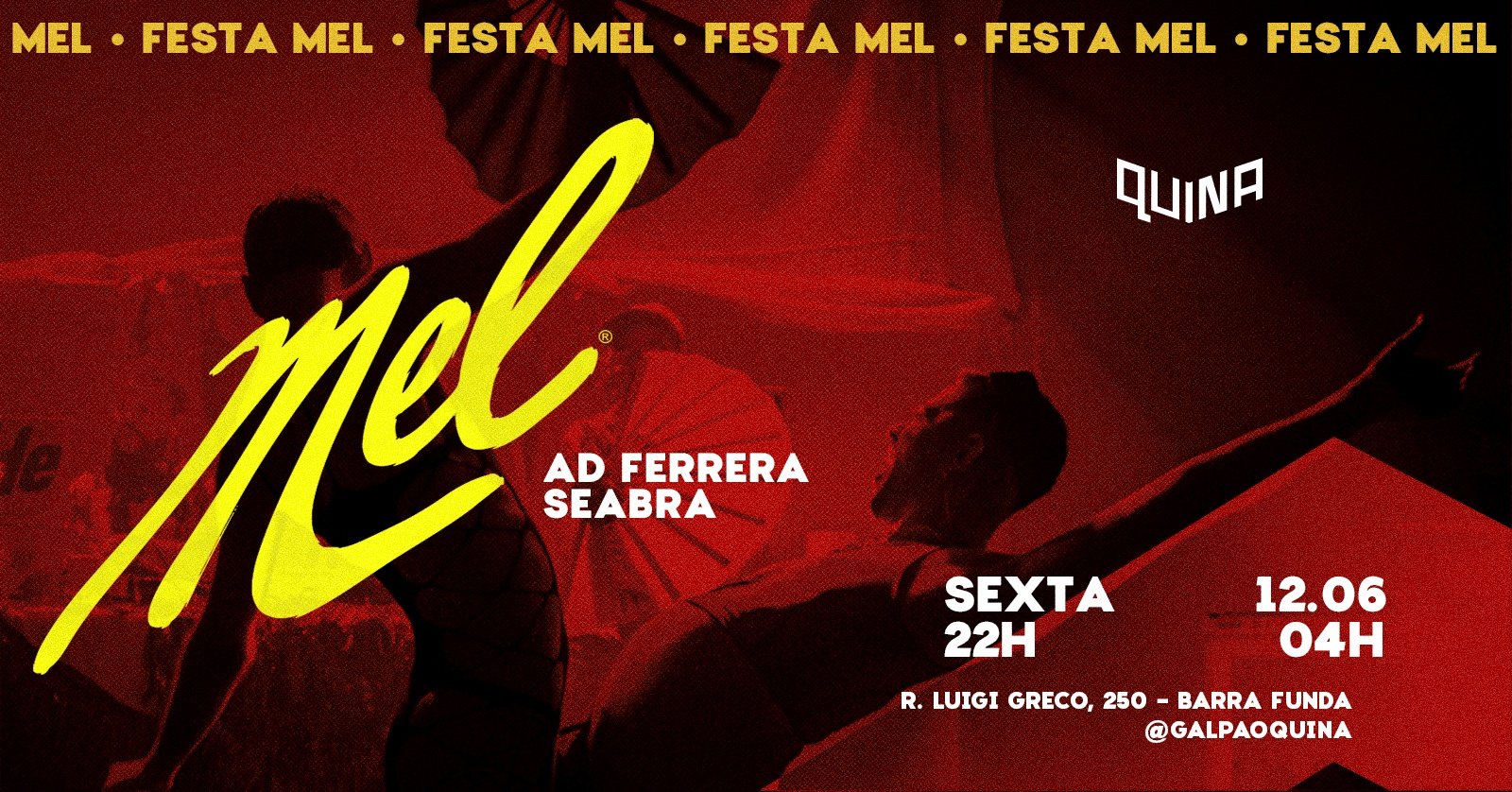 Festa Mel Junina Sábado 12/06!