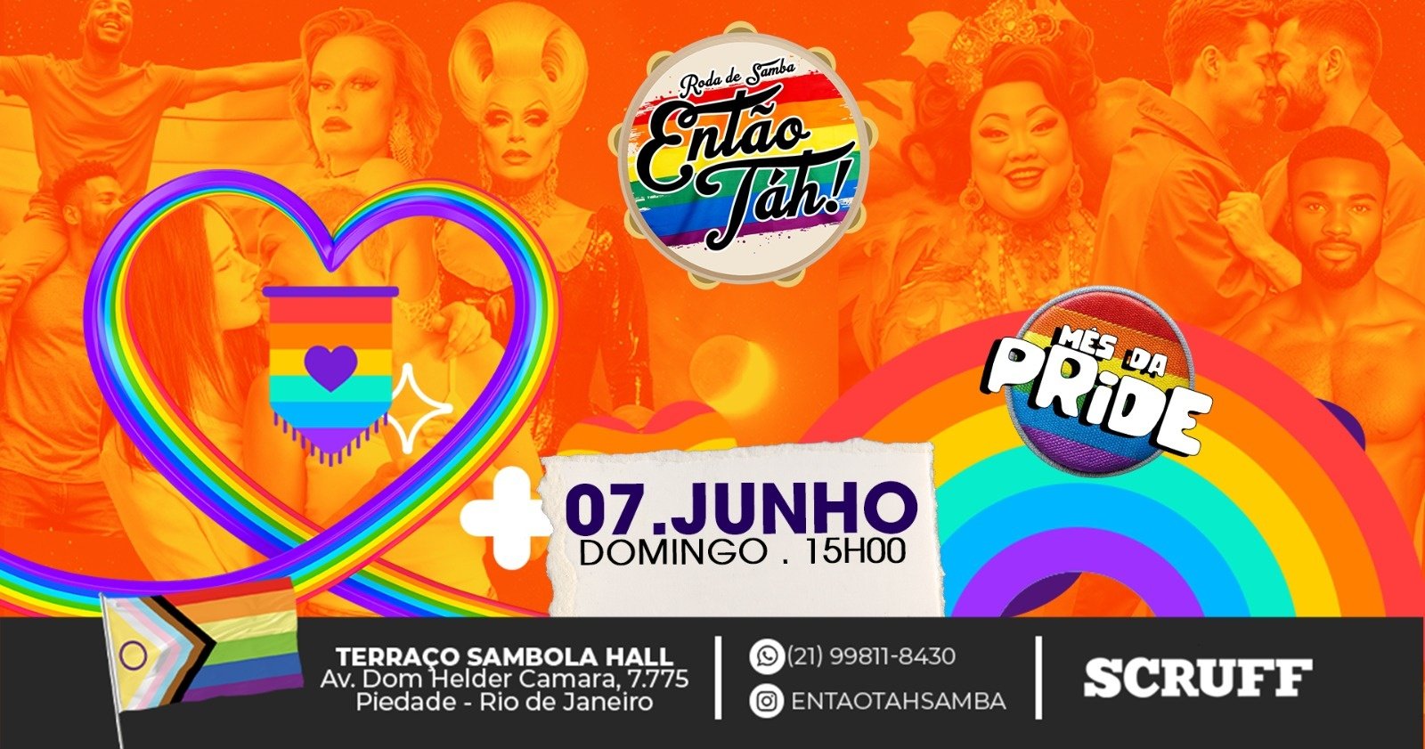 Então Tah! Pride a Roda de Samba Lgbtqiapn+ da Zona Norte