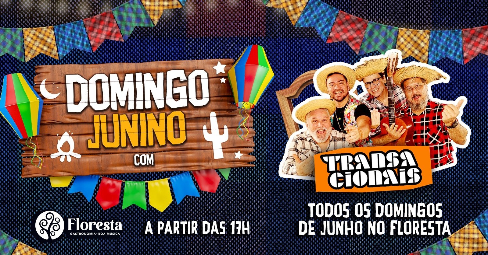 Domingo Junino com os Transacionais