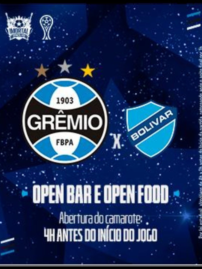 Imortal Sports Bar Grêmio x Bolívar