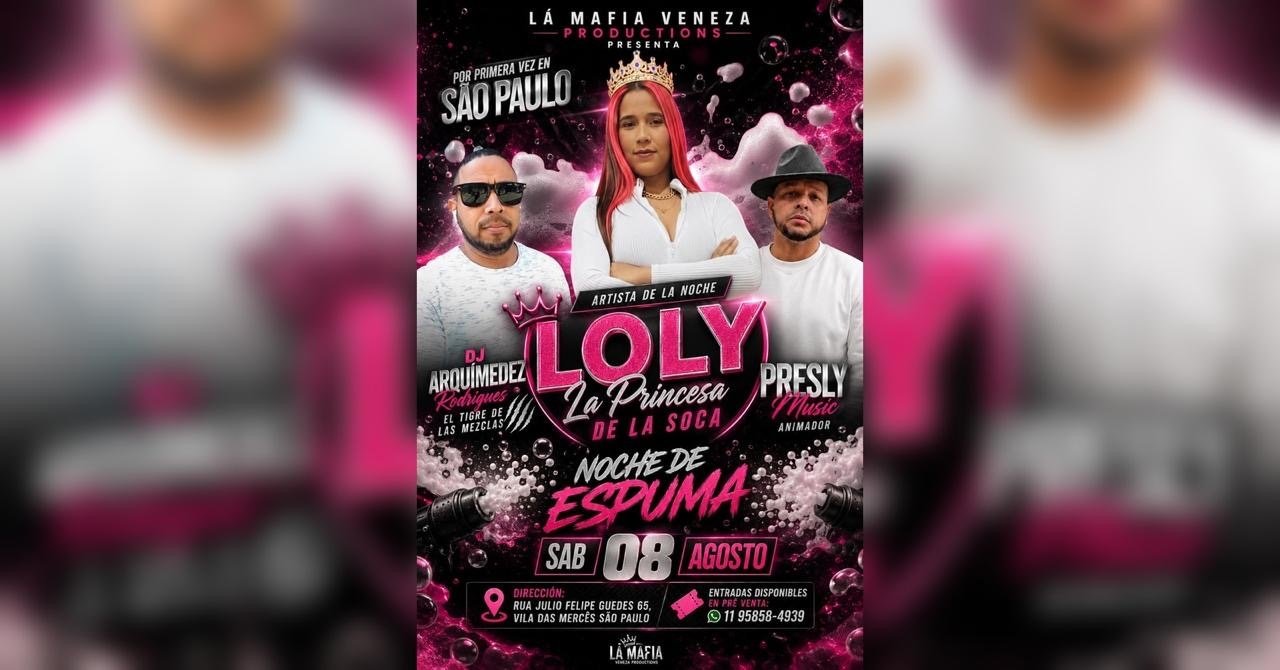 LOLY LA Princesa de LA Soca ( Fiesta de Espuma )