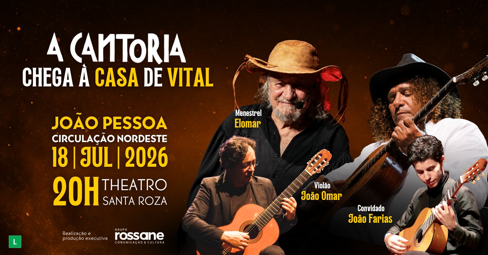 Uma Cantoria para Vital A Celebração da Obra de Vital Farias| João Pessoa PB| Circulação Nordeste