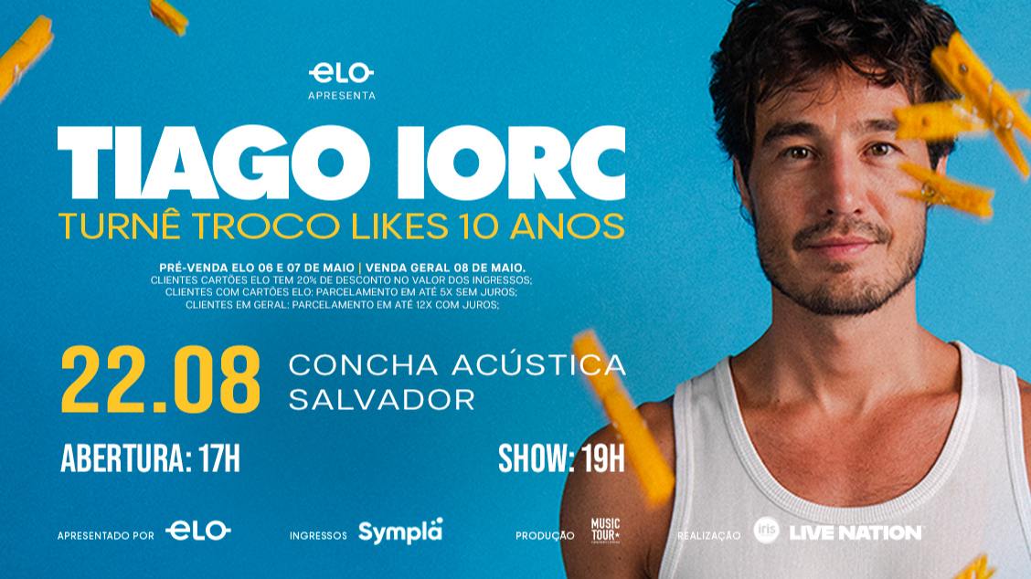 Tiago Iorc Turnê Troco Likes 10 Anos