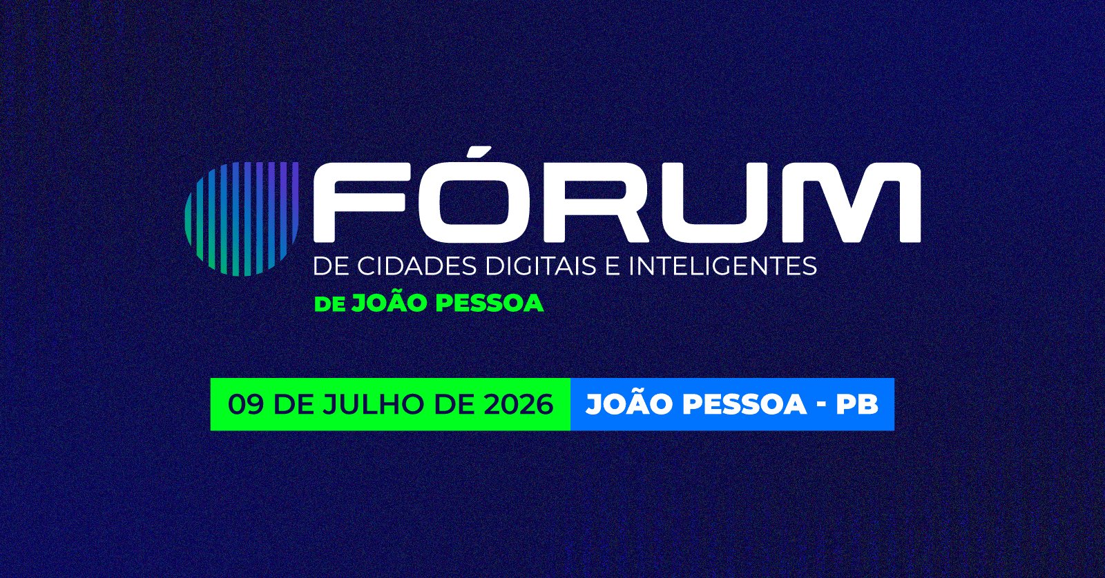 Fórum de Cidades Digitais e Inteligentes de João Pessoa