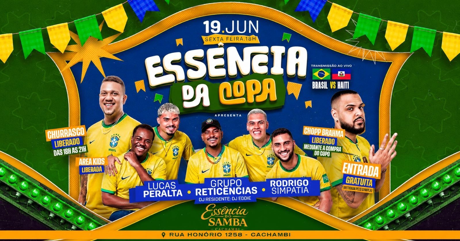 Essência da Copa Brasil x Haiti