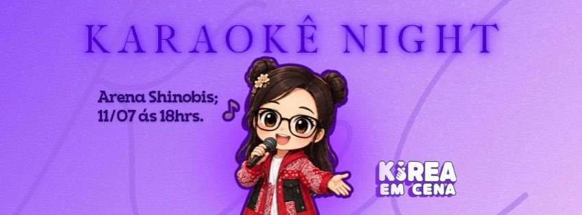 Karaokê com korea em cena