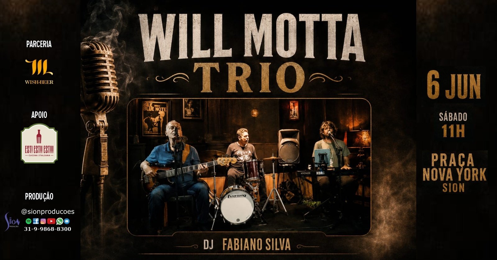 Vou Pra (Praça) Nova York... Tchau! com Will Motta Trio