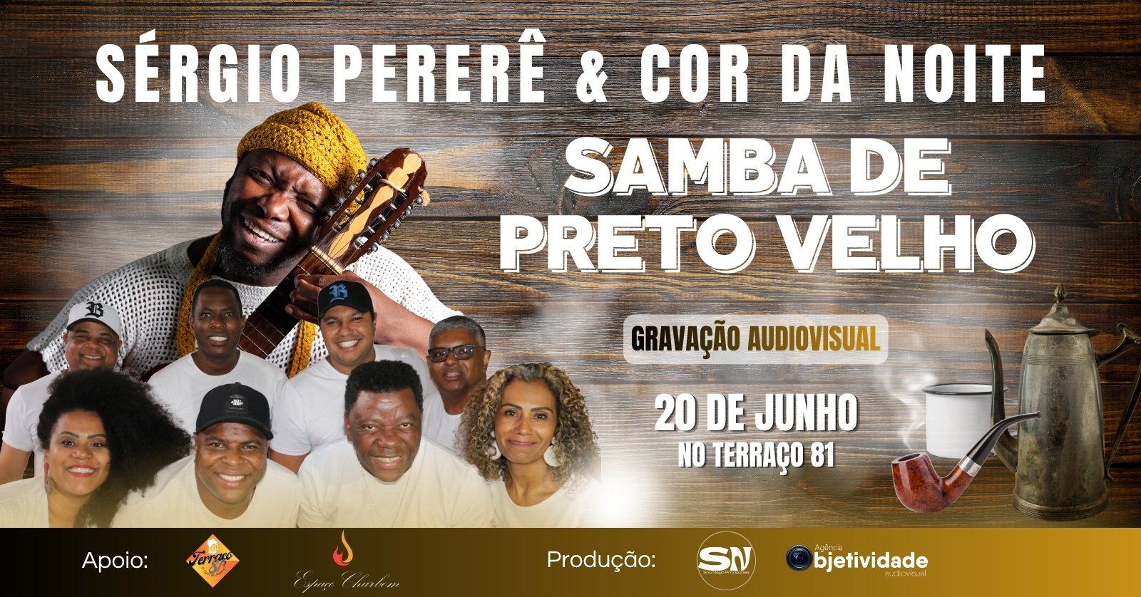 Samba de Preto Velho Sérgio Pererê e Cor da Noite