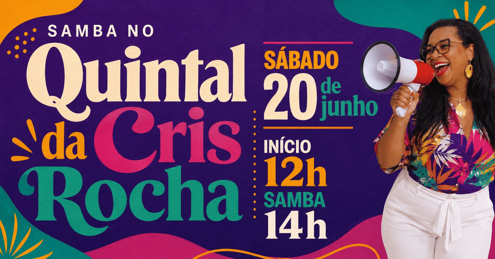 Samba no Quintal da Cris Edição de Junho