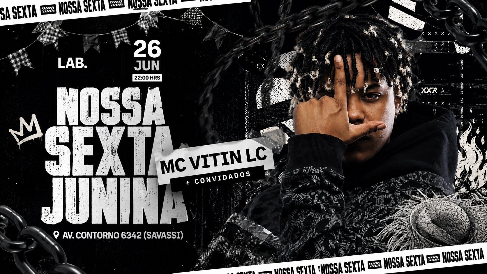 Nossa Sexta Junina com Mc Vitin Lc | Sexta 26/06