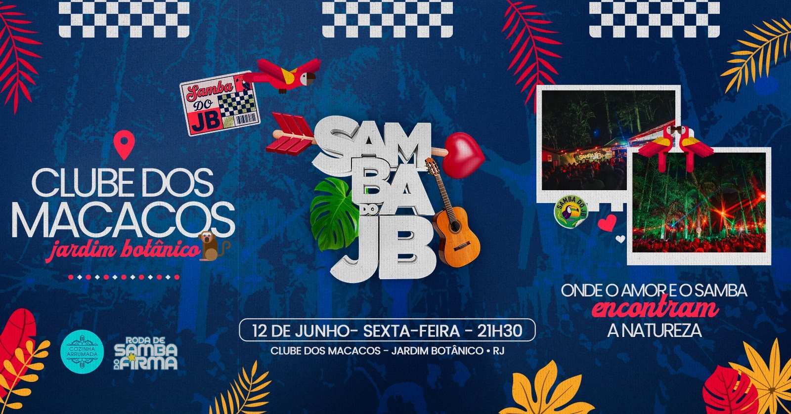Samba do JB | Cozinha Arrumada + Roda do Firma + 1H Open Cerveja* @ Jardim Botânico RJ
