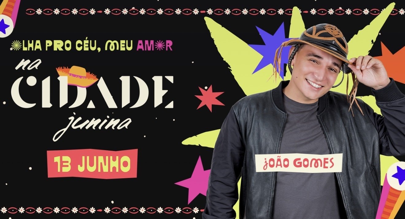 na Cidade Junina João Gomes