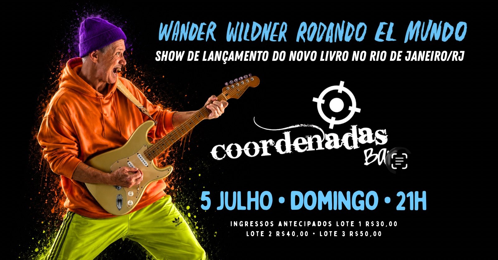 Coordenadas Bar apresenta Wander Wildner