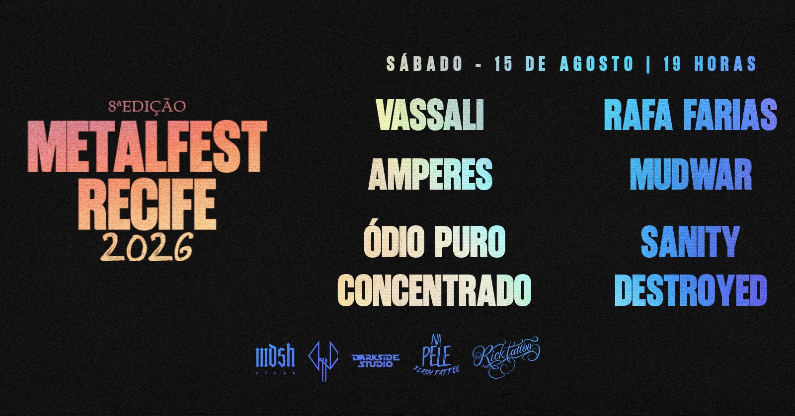 Metal Fest Recife 2026 8ª Edição