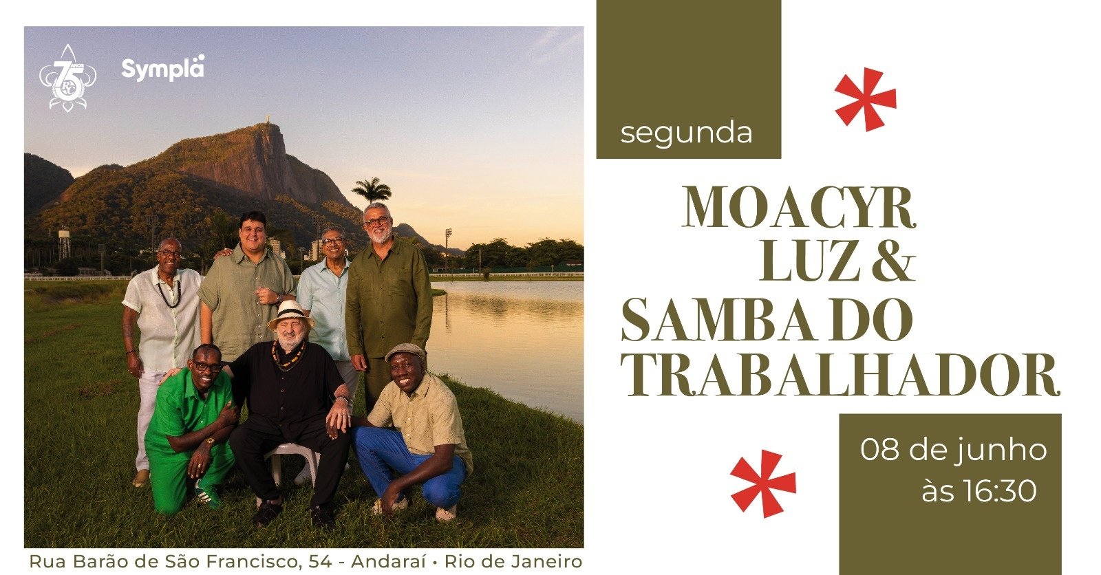 Moacyr Luz e Samba do Trabalhador 08 de junho!